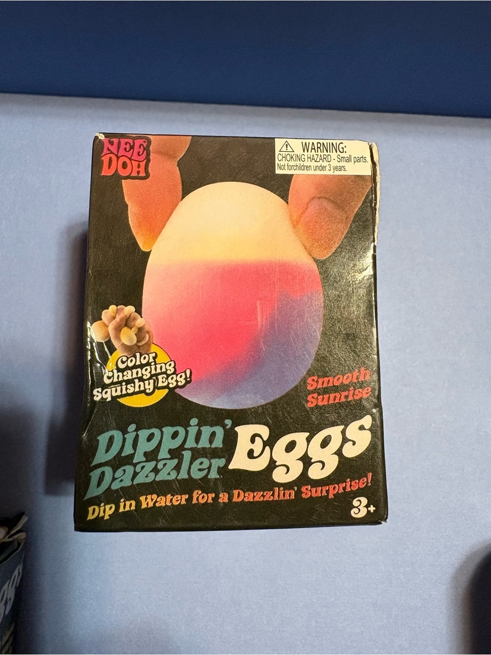 Dippin' Dazzler Eggs -pink/blue Squishy Egg OTHERS LISTED@TWICE THE PRICE “real”